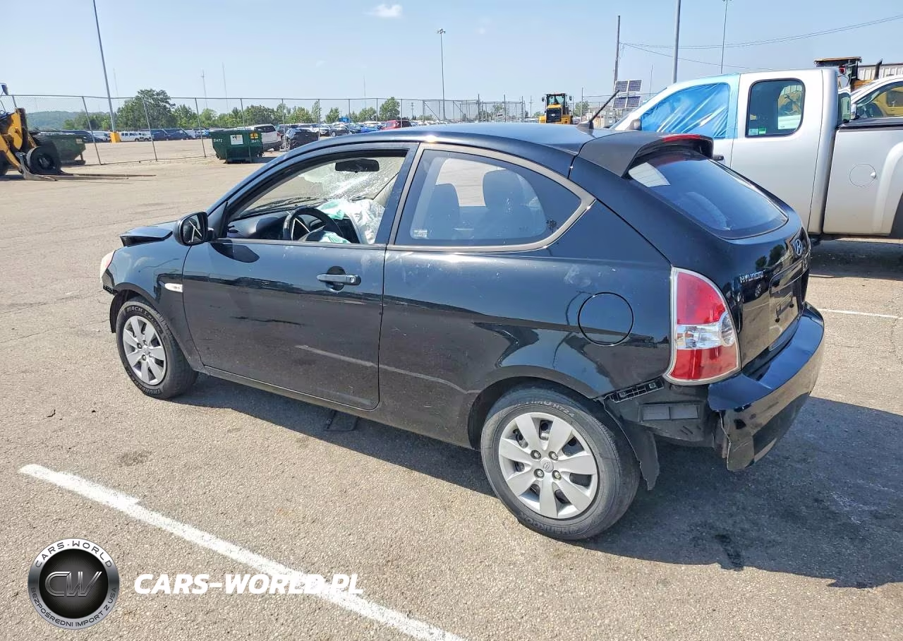 2010 Hyundai Accent Blue VIN:KMHCM3ACXAU164888 - 2