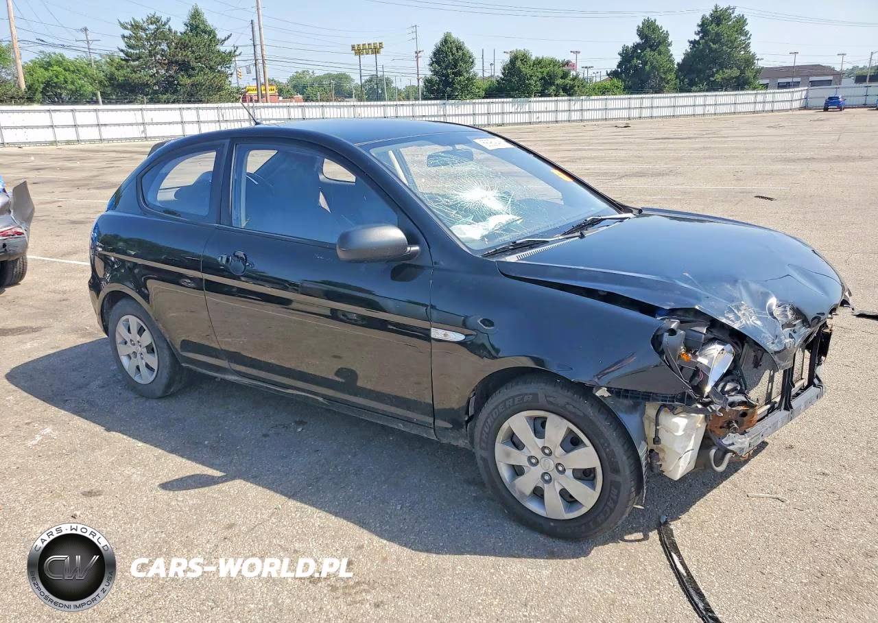 2010 Hyundai Accent Blue VIN:KMHCM3ACXAU164888 - 4