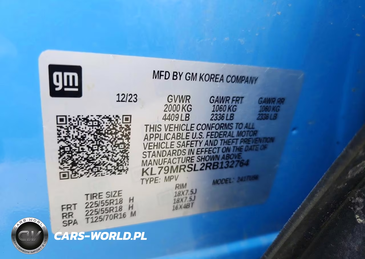 2024 Chevrolet Trailblazer Lt VIN:KL79MRSL2RB132764 - 12