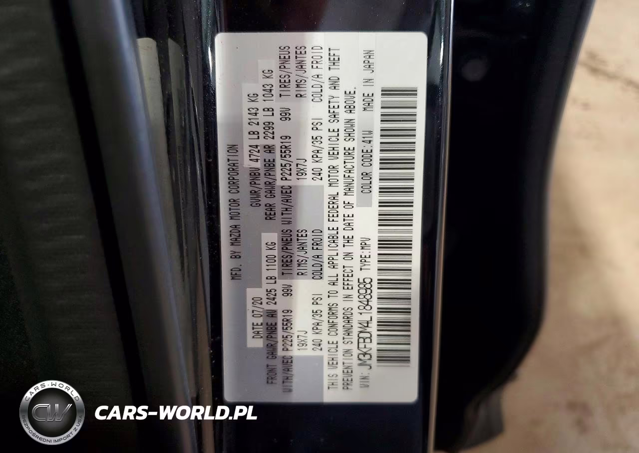 2020 Mazda Cx-5 Grand Touring VIN:JM3KFBDM4L1848985 - 13