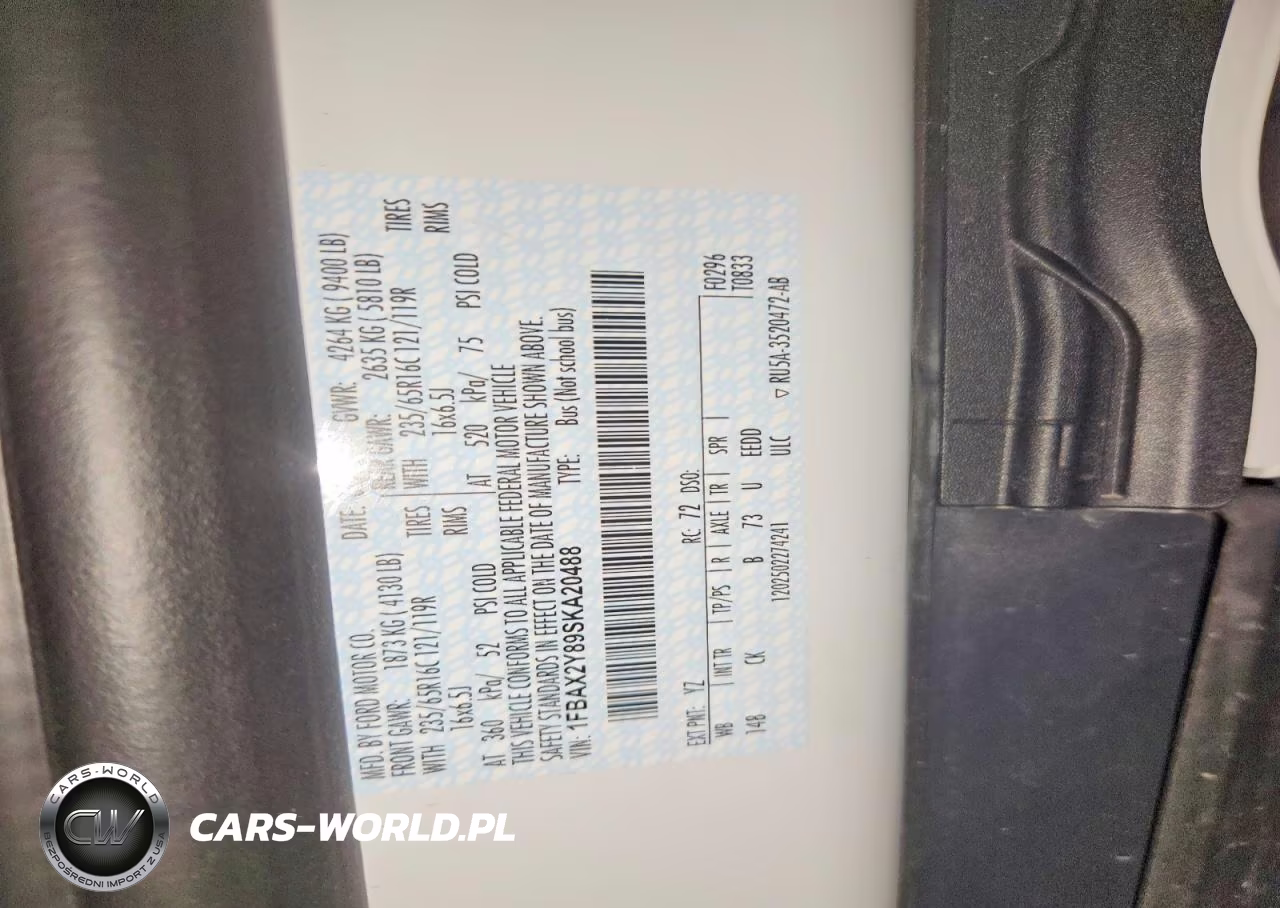 2025 Ford Transit T-350 VIN:1FBAX2Y89SKA20488 - 14