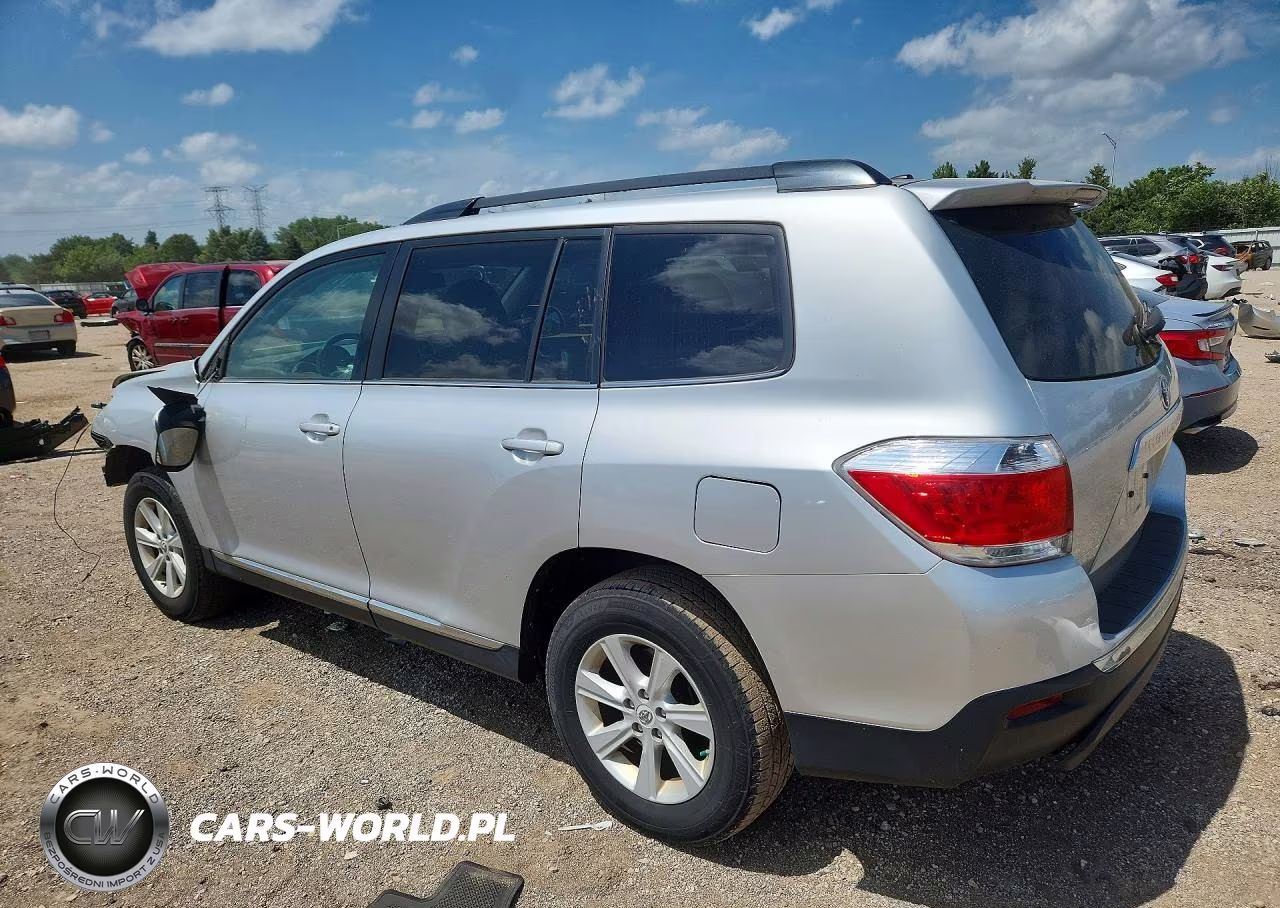 2012 Toyota Highlander Se VIN:5TDBK3EH1CS125108 - 2