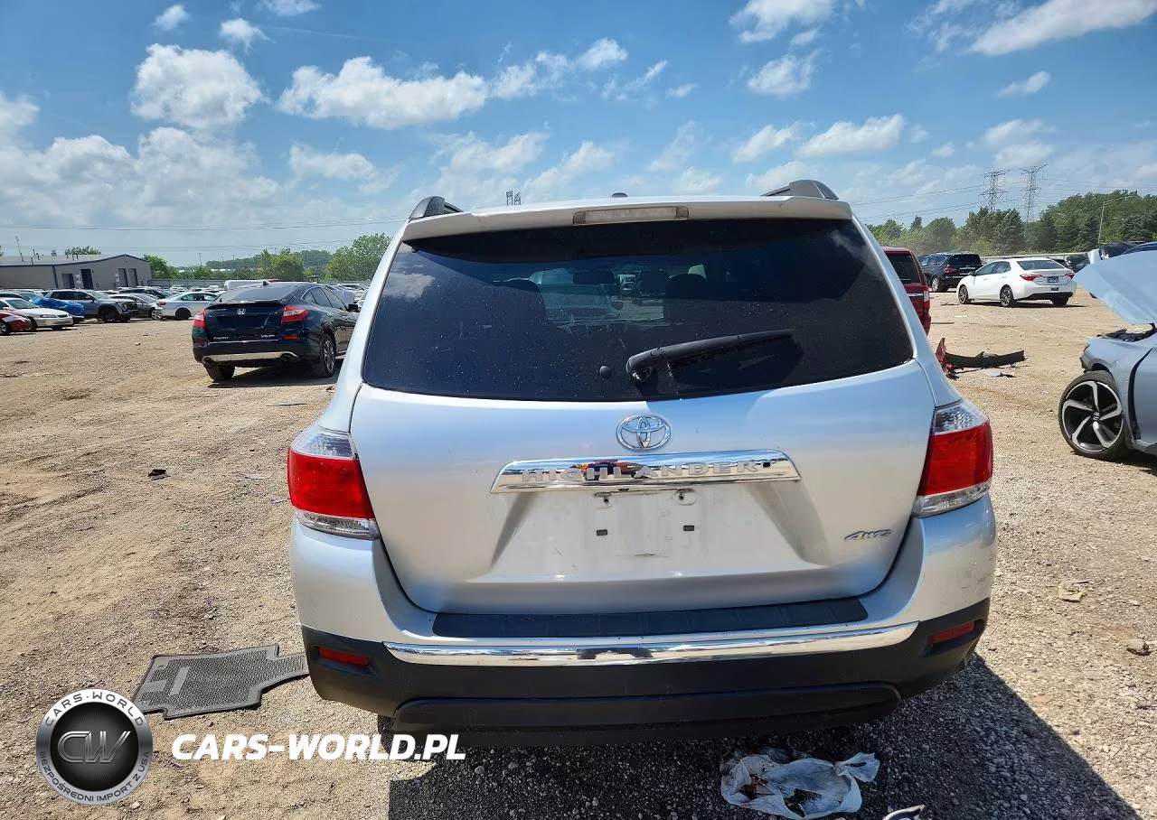 2012 Toyota Highlander Se VIN:5TDBK3EH1CS125108 - 6