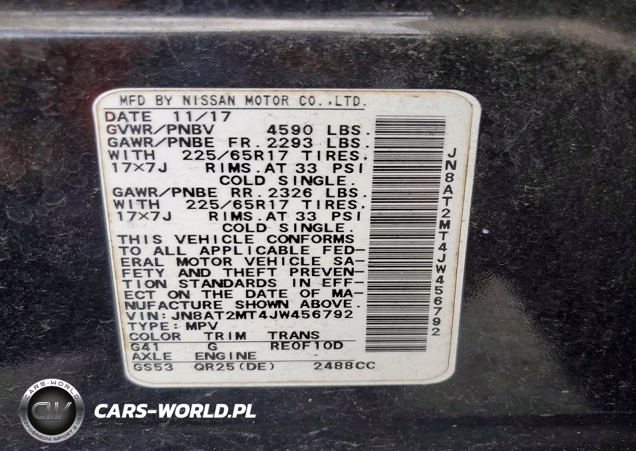2018 Nissan Rogue S VIN:JN8AT2MT4JW456792 - 13