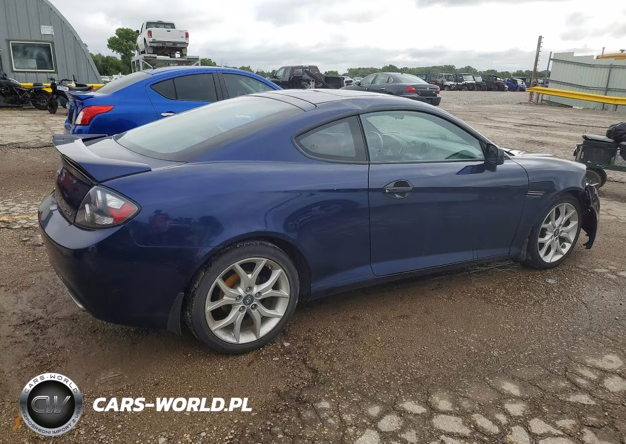 2007 Hyundai Tiburon Gt VIN:KMHHN66F27U249207 - 3