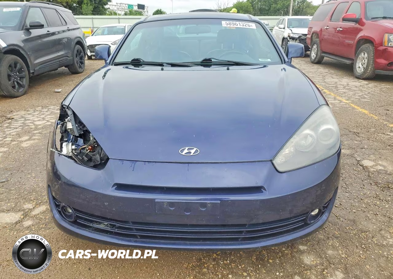 2007 Hyundai Tiburon Gt VIN:KMHHN66F27U249207 - 5