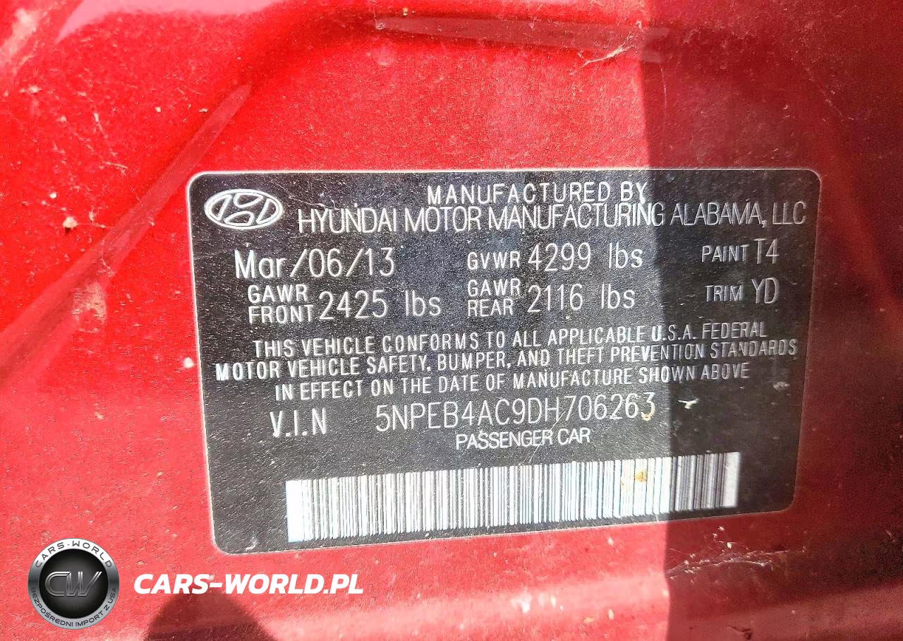 2020 Hyundai Sonata Gls VIN:5NPEB4AC9DH706263 - 12