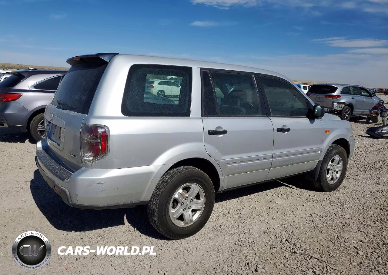2007 Honda Pilot Lx VIN:2HKYF18137H518864 - 3
