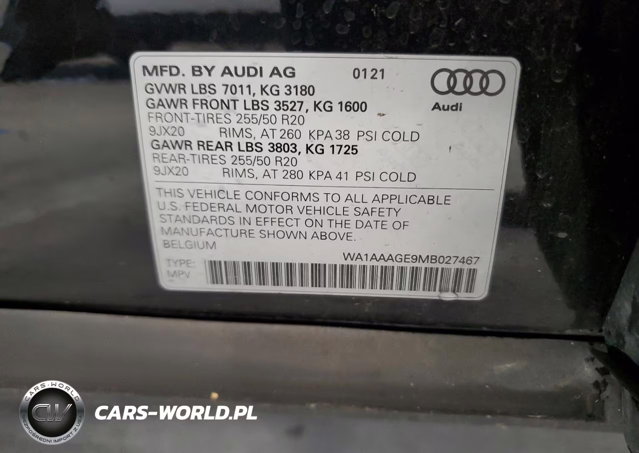 2021 Audi E-Tron Premium VIN:WA1AAAGE9MB027467 - 13