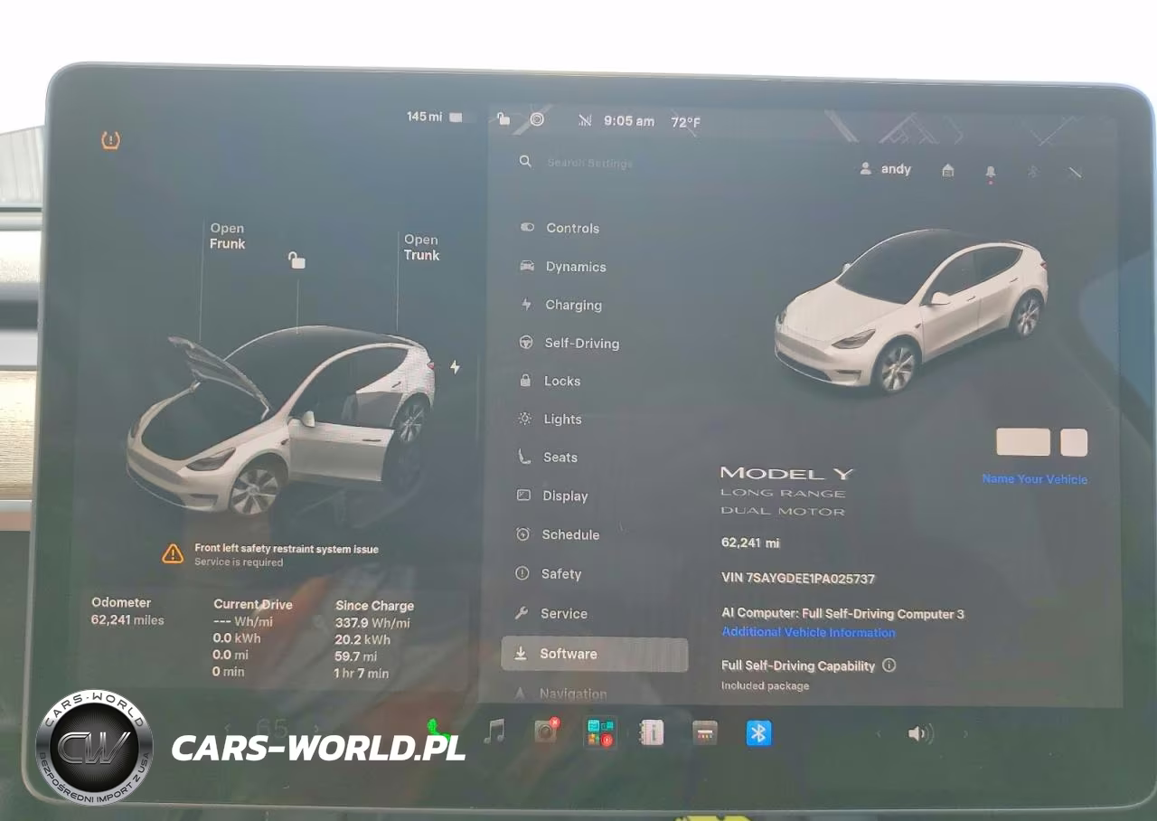 2023 Tesla Model Y VIN:7SAYGDEE1PA025737 - 9