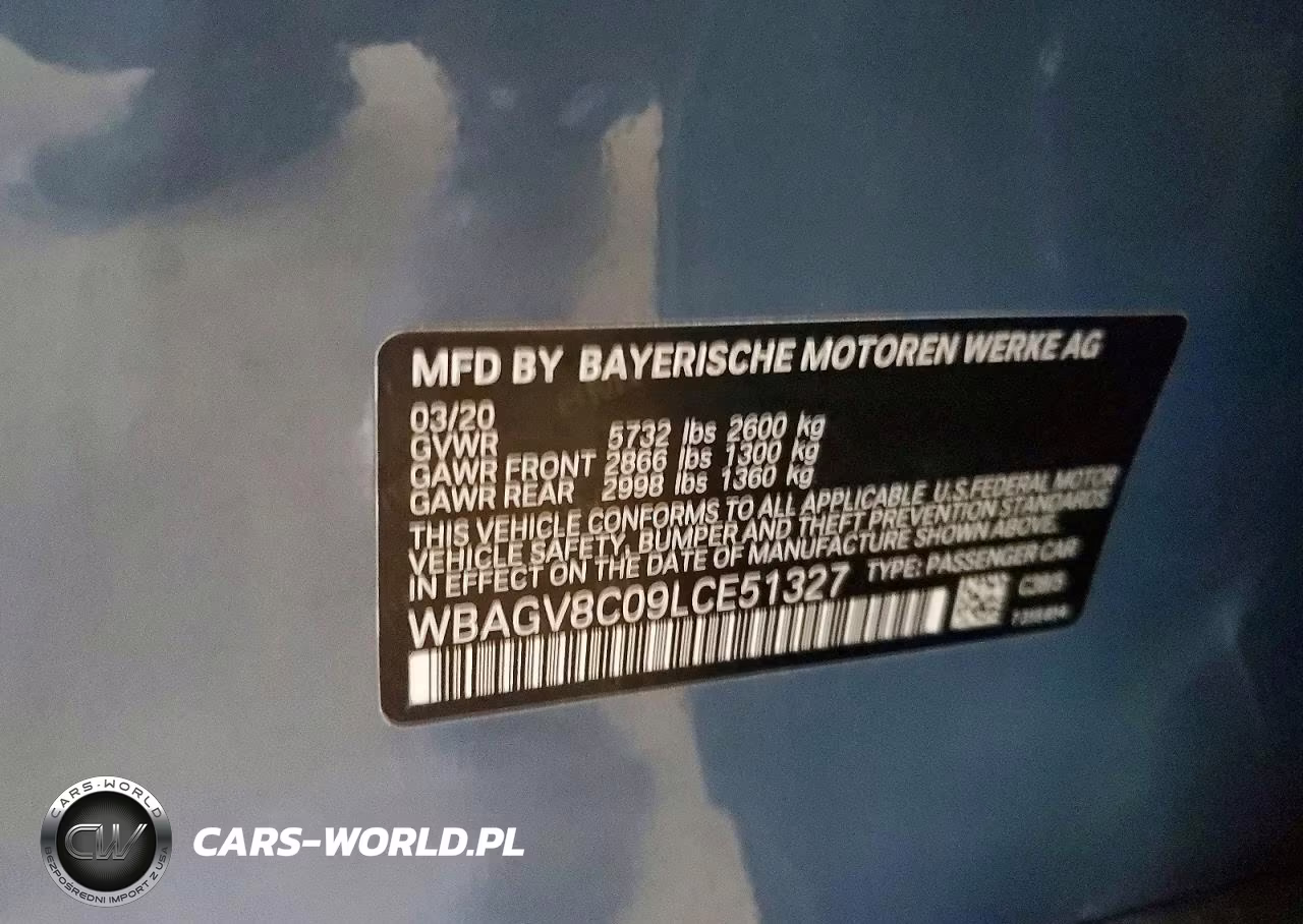 2020 BMW M850Xi VIN:WBAGV8C09LCE51327 - 13