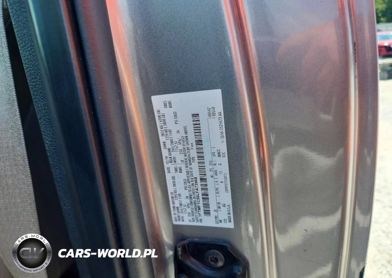 2020 Ford F150 VIN:1FTMF1C56LFA73968 - 12