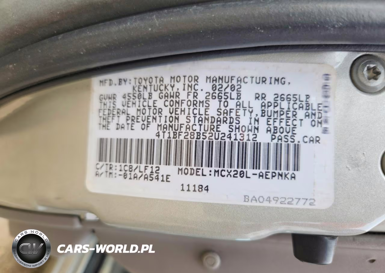 2002 Toyota Avalon Xl VIN:4T1BF28B52U241312 - 12