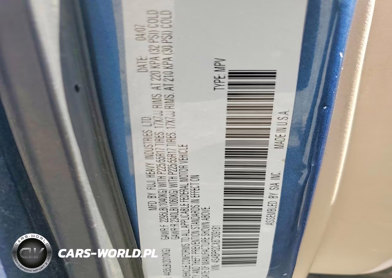 2008 Subaru Outback 2.5I Limited VIN:4S4BP62CX87309181 - 13
