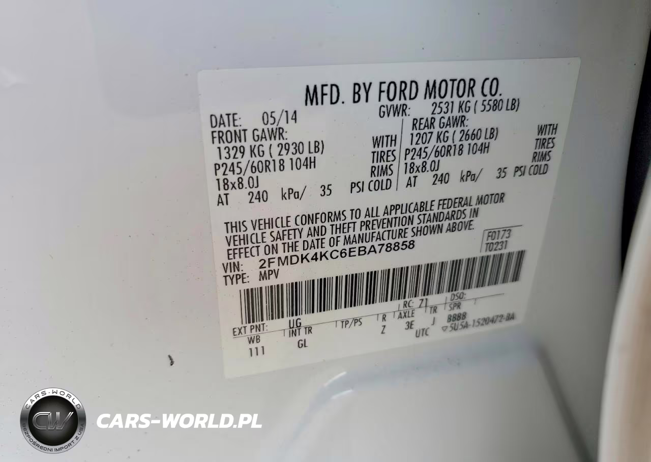2014 Ford Edge Limited VIN:2FMDK4KC6EBA78858 - 13