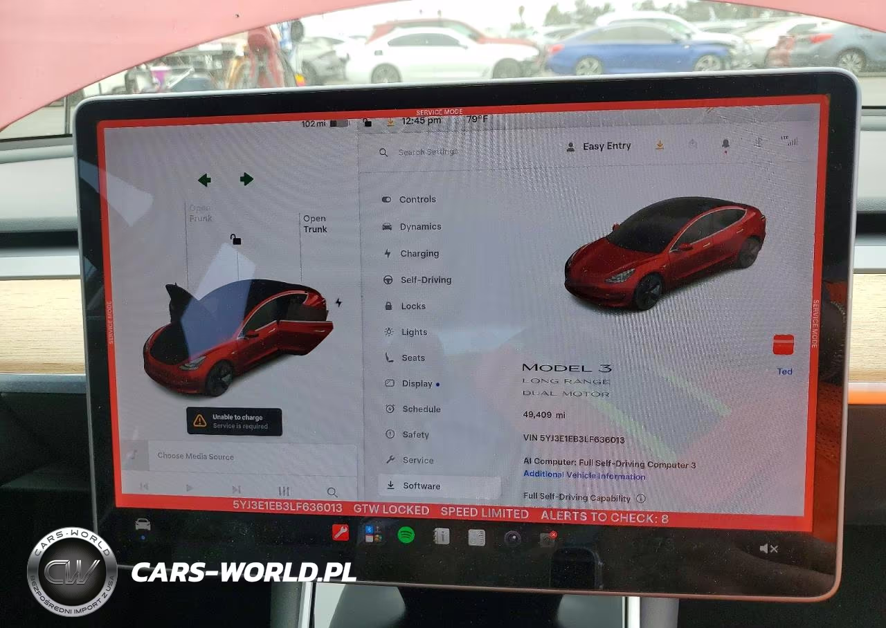 2020 Tesla Model 3 VIN:5YJ3E1EB3LF636013 - 9