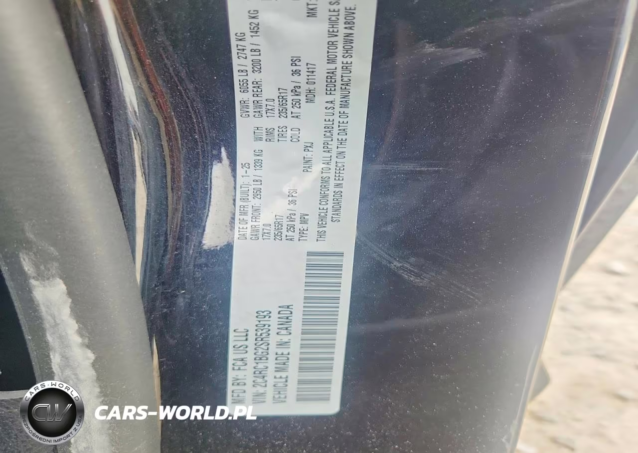 2025 Chrysler Pacifica Select VIN:2C4RC1BG2SR539193 - 13
