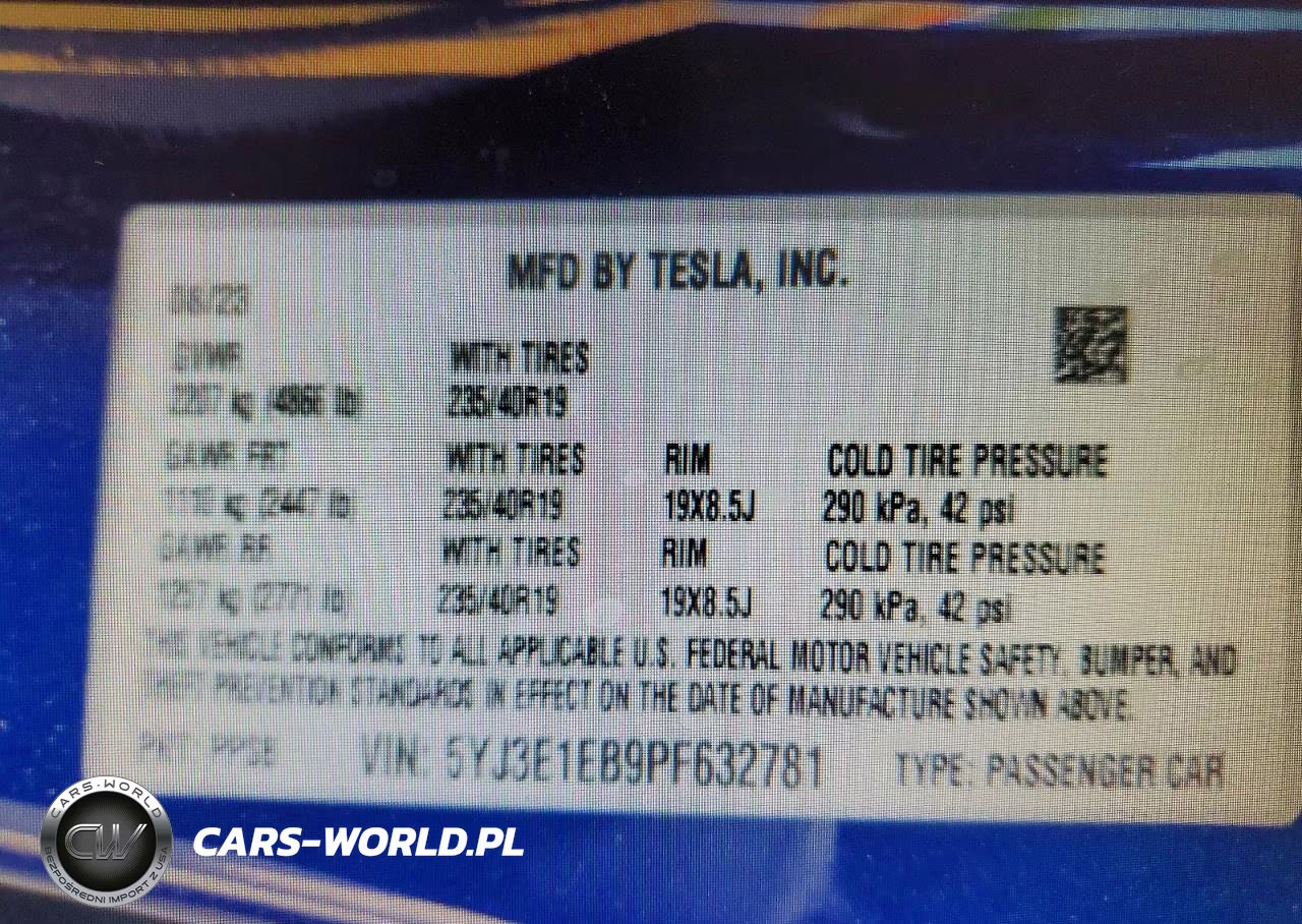 2023 Tesla Model 3 VIN:5YJ3E1EB9PF632781 - 12