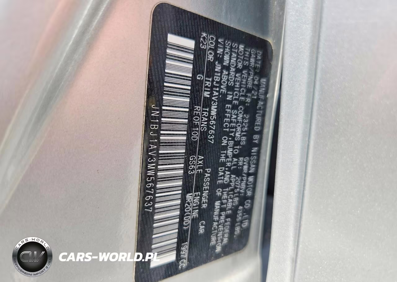 2021 Nissan Rogue Sport S VIN:JN1BJ1AV3MW567637 - 12