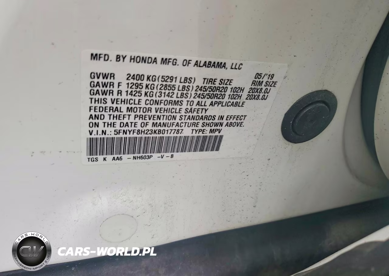 2019 Toyota Passport Sport VIN:5FNYF8H23KB017787 - 13