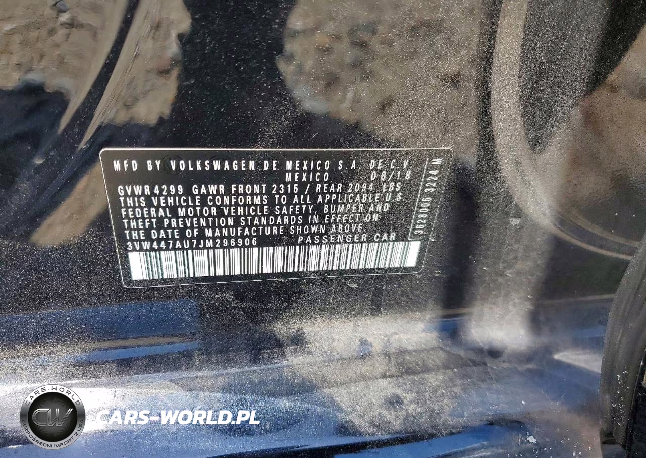 2018 Volkswagen Gti S-Se VIN:3VW447AU7JM296906 - 13
