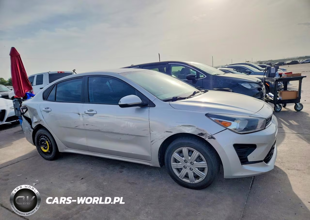 2022 Kia Rio Lx VIN:3KPA24AD3NE445452 - 4