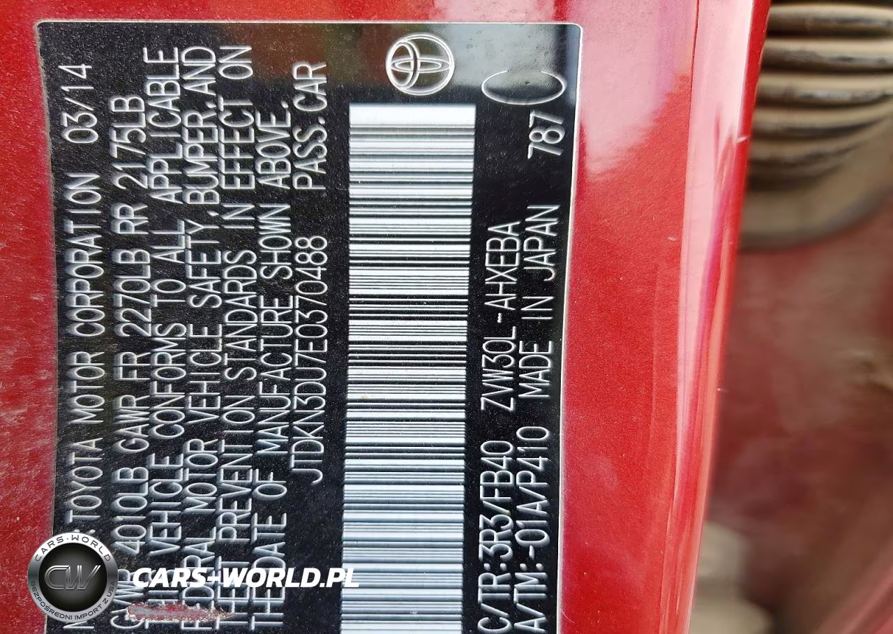 2014 Toyota Prius Three VIN:JTDKN3DU7E0370488 - 12