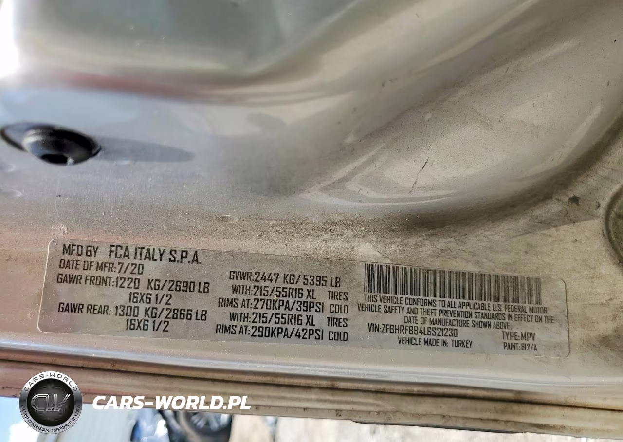2020 Ram Promaster City Slt VIN:ZFBHRFBB4L6S21230 - 14
