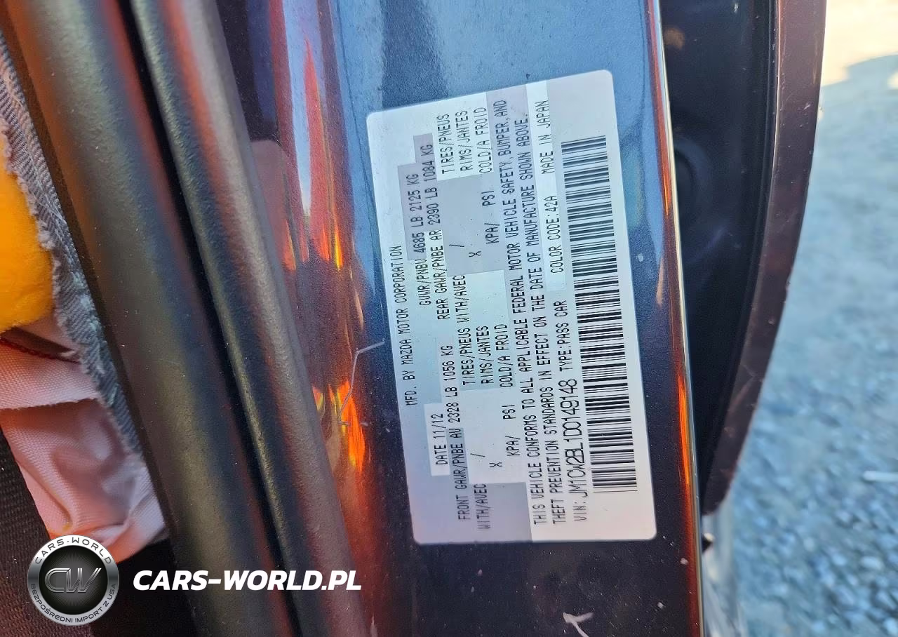 2013 Mazda 5 VIN:JM1CW2BL1D0149148 - 13