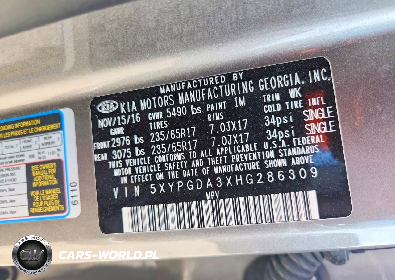 2017 Kia Sorento Lx VIN:5XYPGDA3XHG286309 - 13