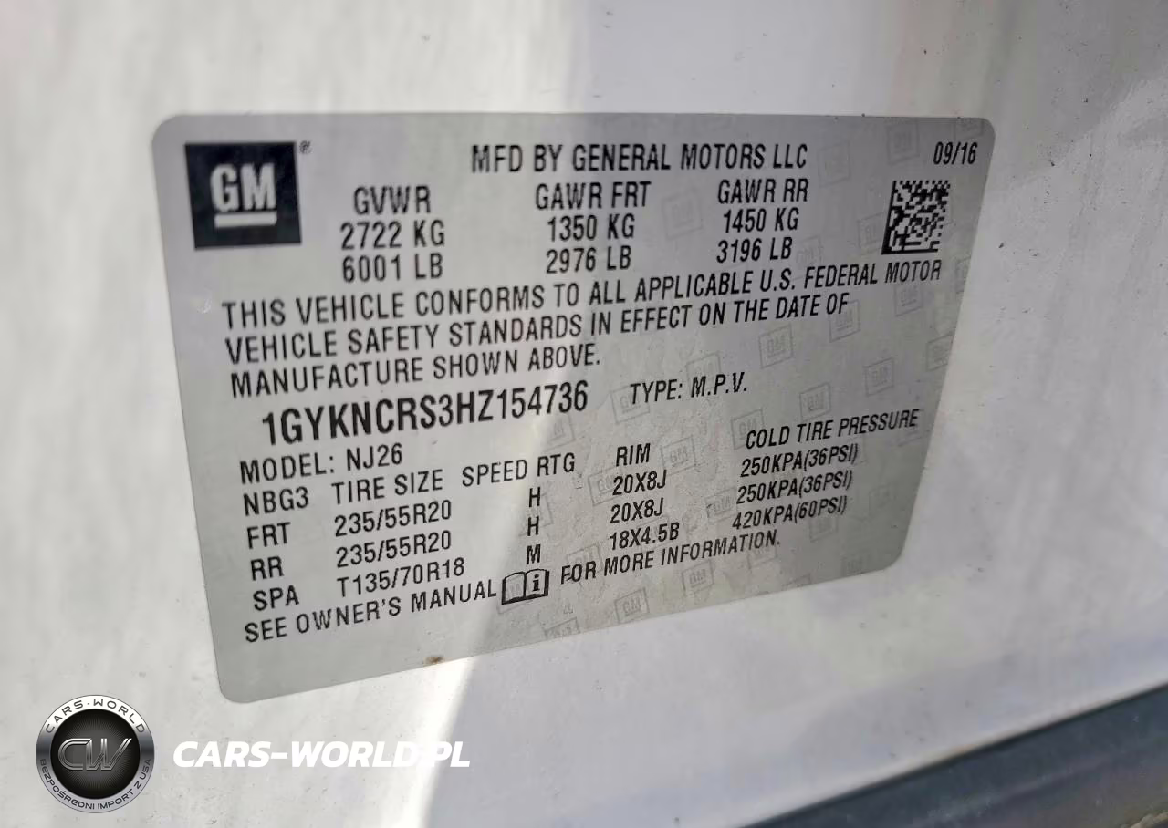 2017 Cadillac Xt5 Premium Luxury VIN:1GYKNCRS3HZ154736 - 14