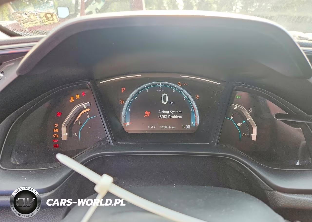 2019 Honda Civic Lx VIN:19XFC2F6XKE035079 - 9