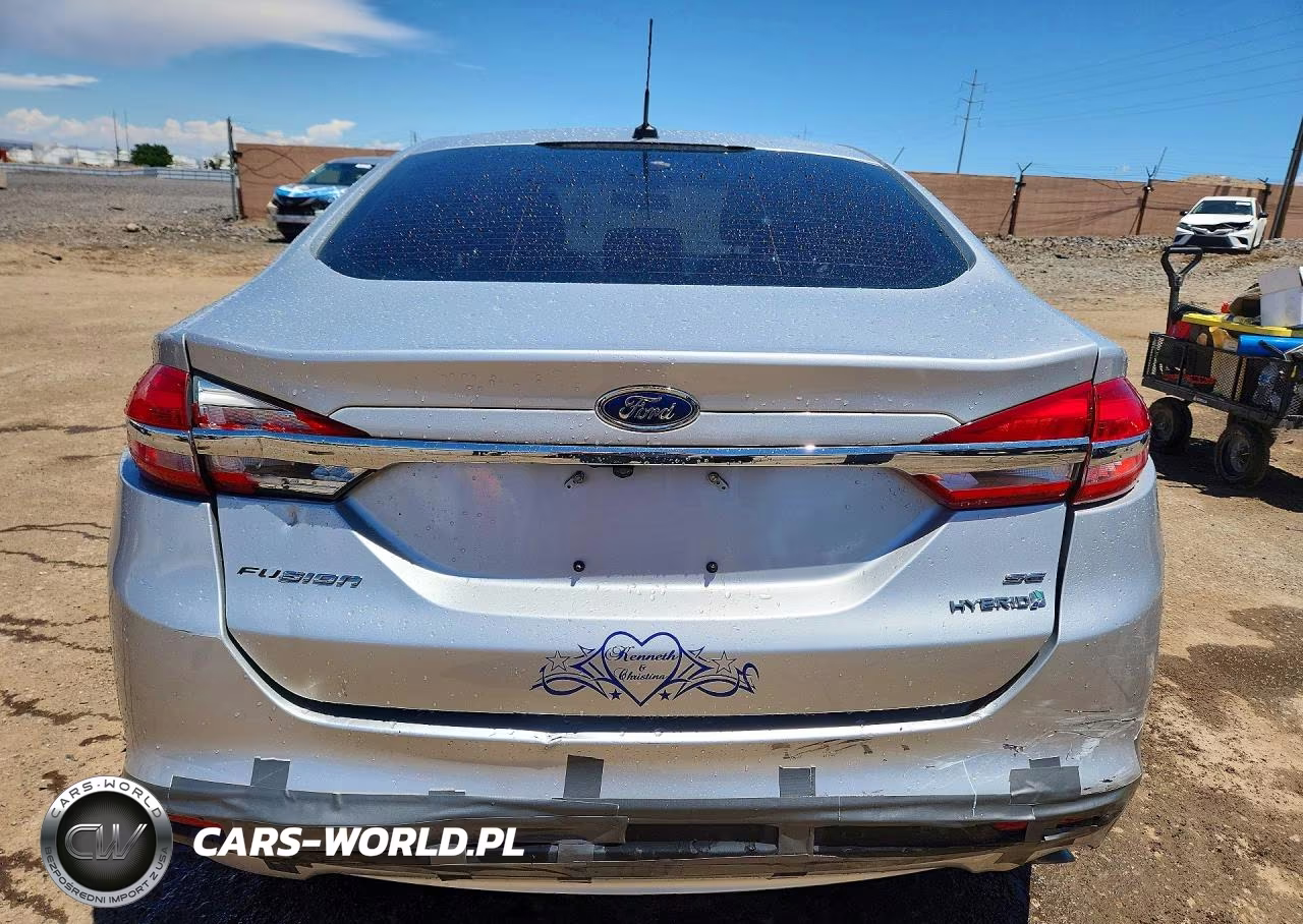 2018 Ford Fusion Se Hybrid VIN:3FA6P0LU5JR139942 - 6