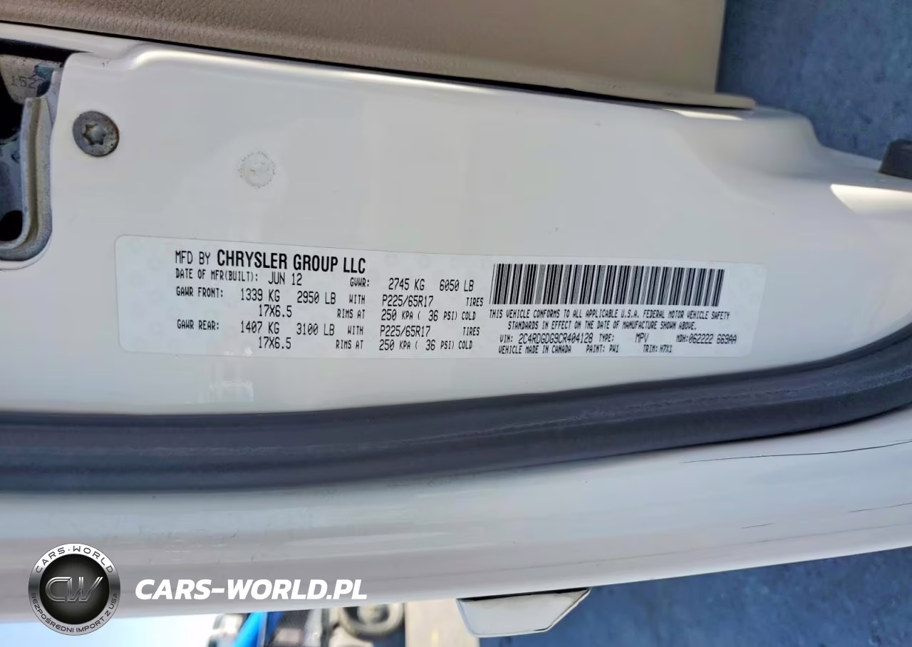 2012 Dodge Grand Caravan Crew VIN:2C4RDGDG9CR404128 - 13