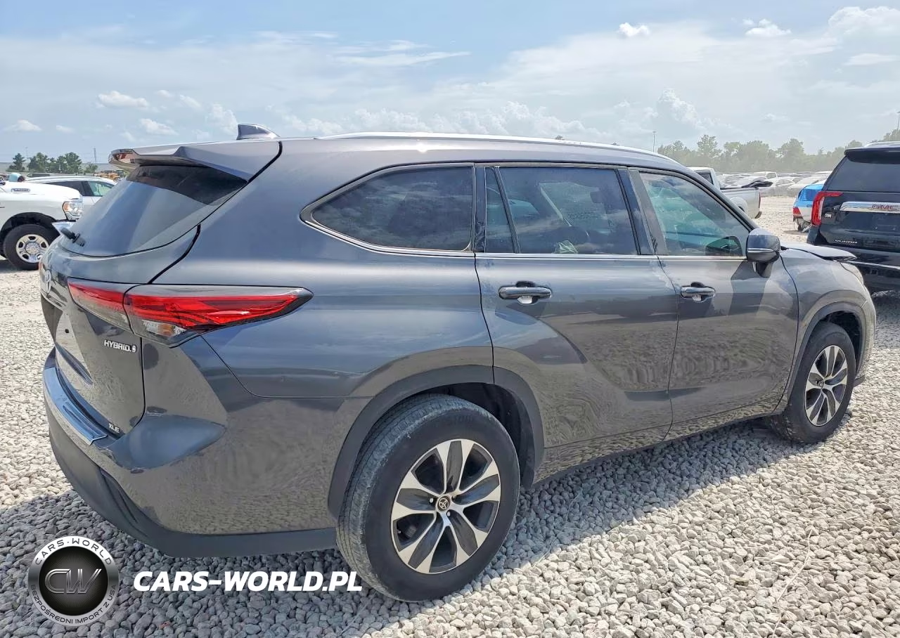 2022 Toyota Highlander Hybrid Xle VIN:5TDGARAH3NS512084 - 3