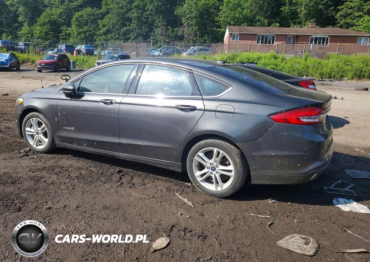 2018 Ford Fusion S Hybrid VIN:3FA6P0UU9JR122883 - 2