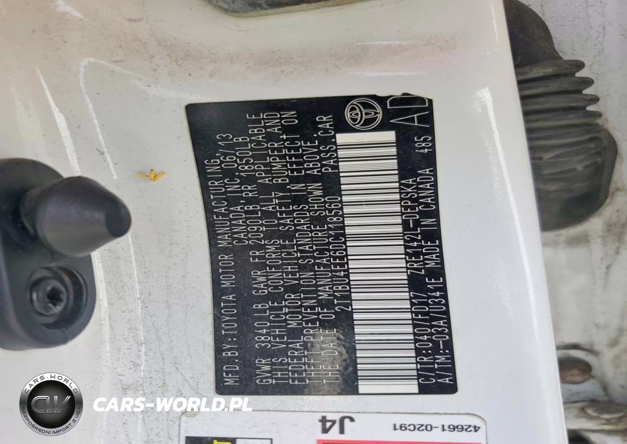 2013 Toyota Corolla S VIN:2T1BU4EE6DC118560 - 12