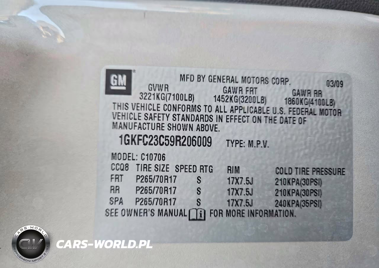 2009 GMC Yukon Sle VIN:1GKFC23C59R206009 - 13