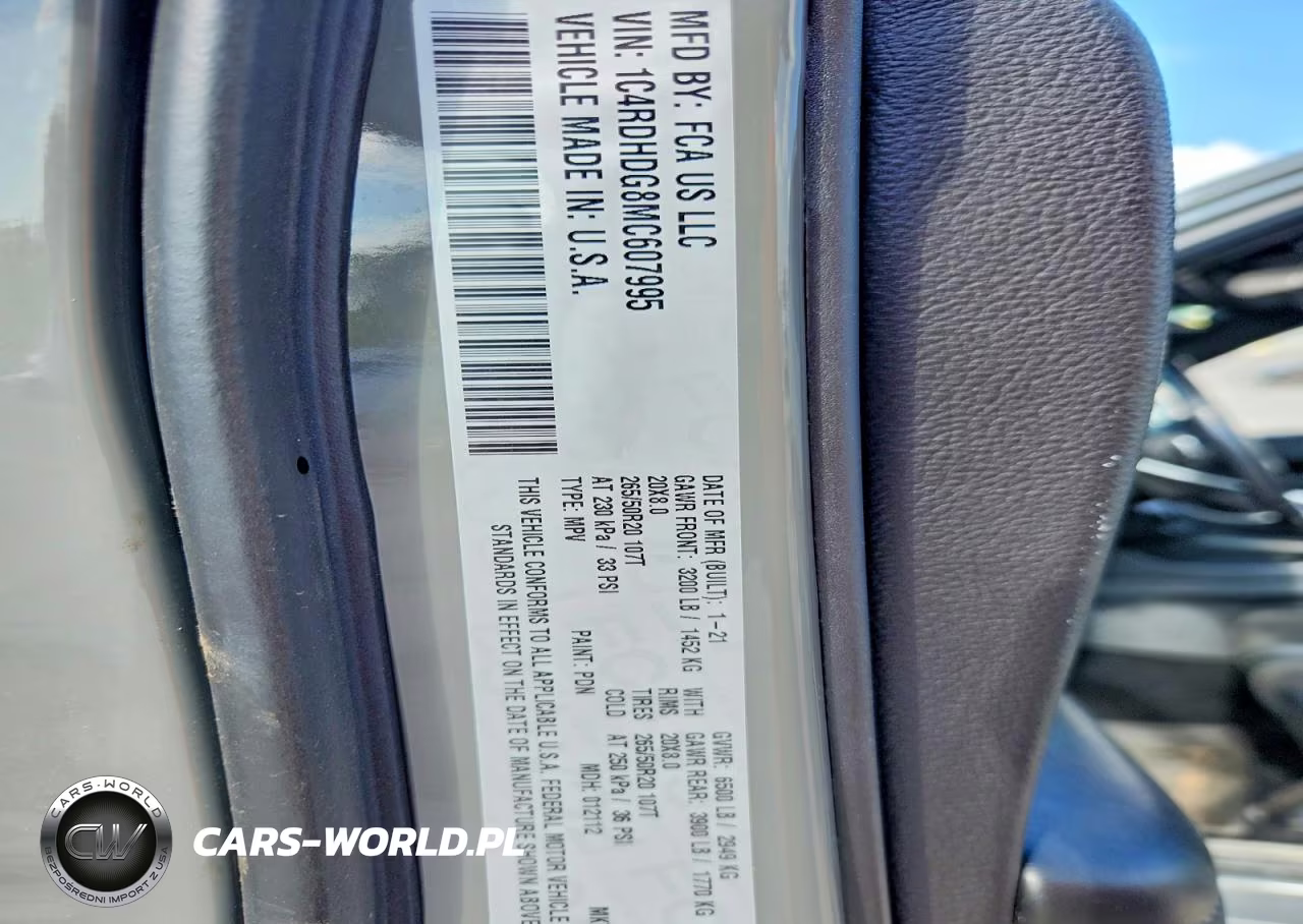 2021 Dodge Durango Gt VIN:1C4RDHDG8MC607995 - 13