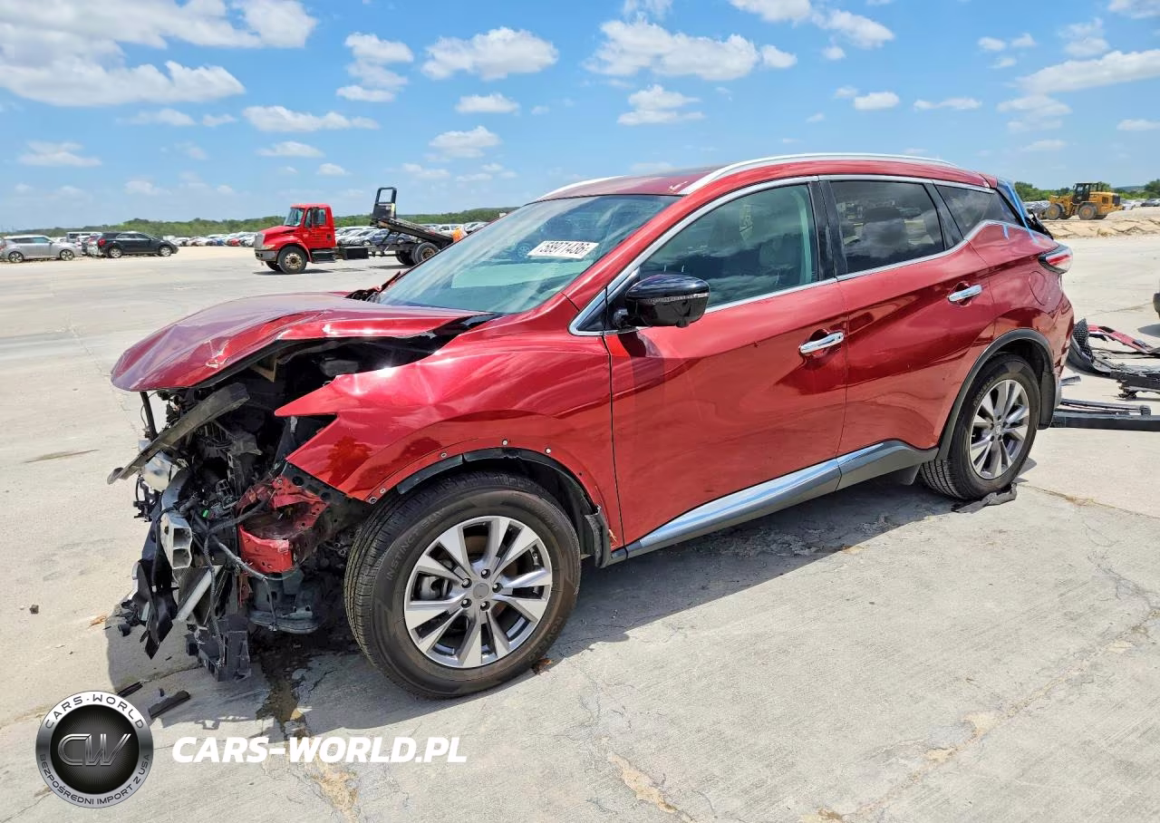 2016 Nissan Murano Sl VIN:5N1AZ2MG4GN165524 - 1