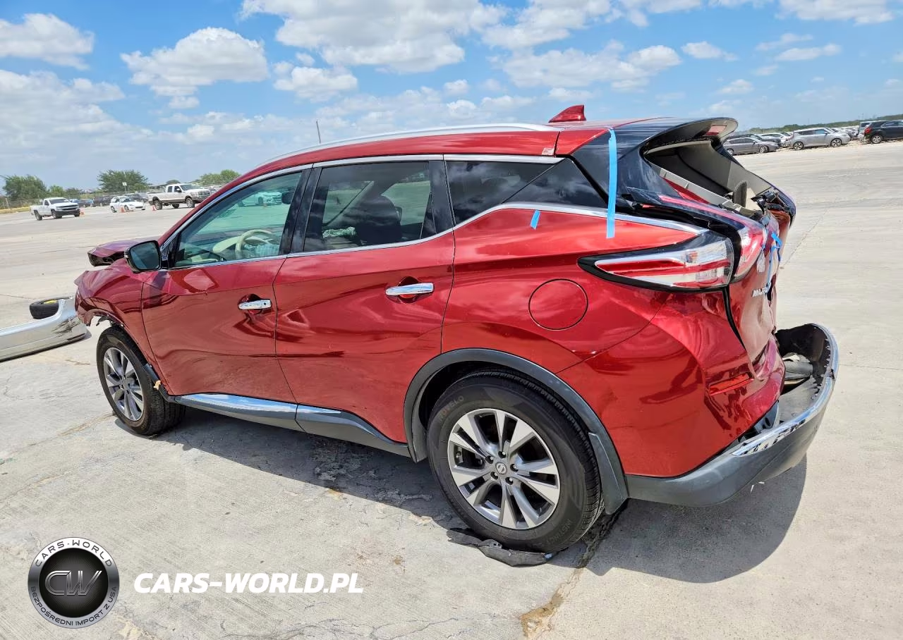 2016 Nissan Murano Sl VIN:5N1AZ2MG4GN165524 - 2