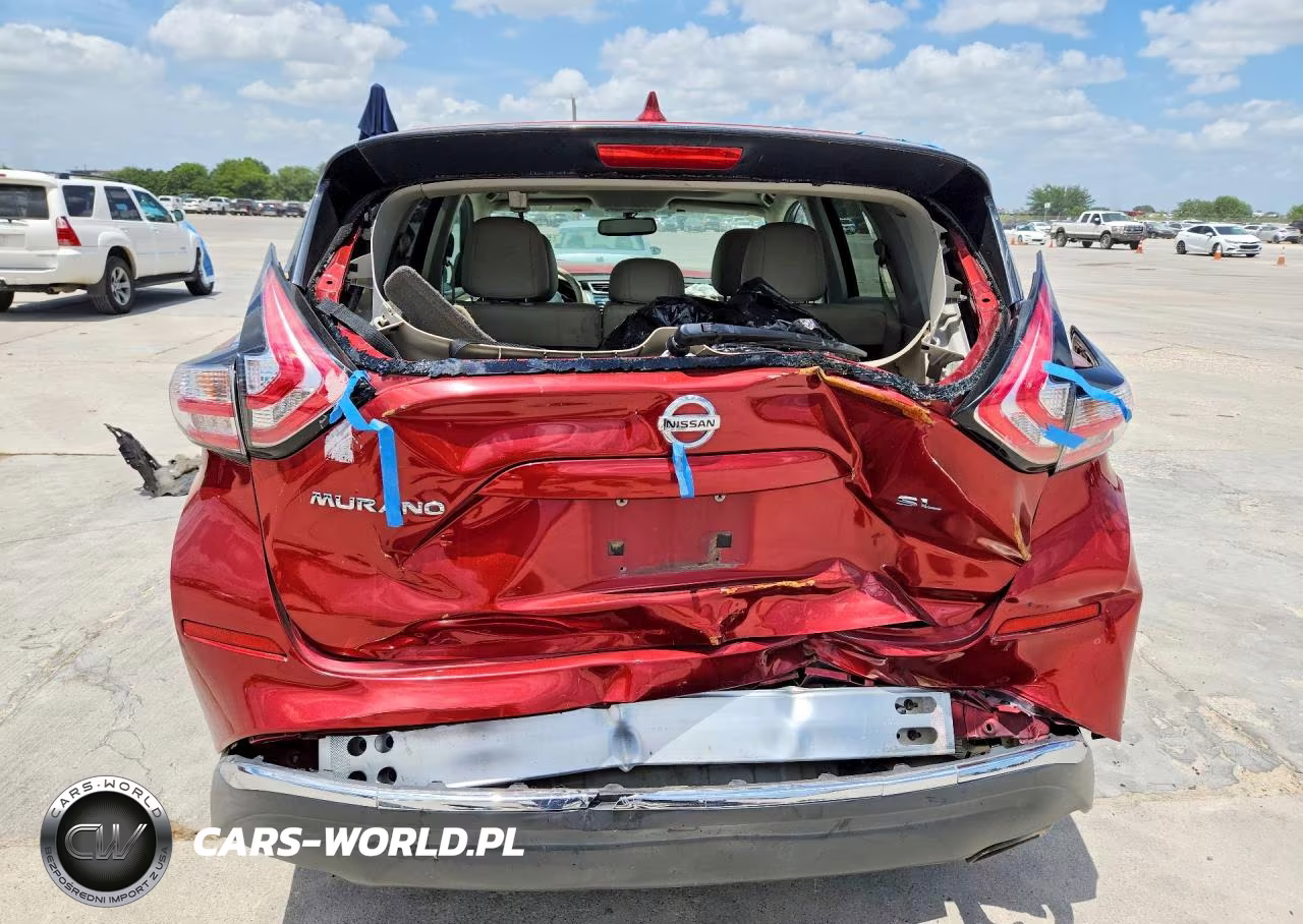 2016 Nissan Murano Sl VIN:5N1AZ2MG4GN165524 - 6