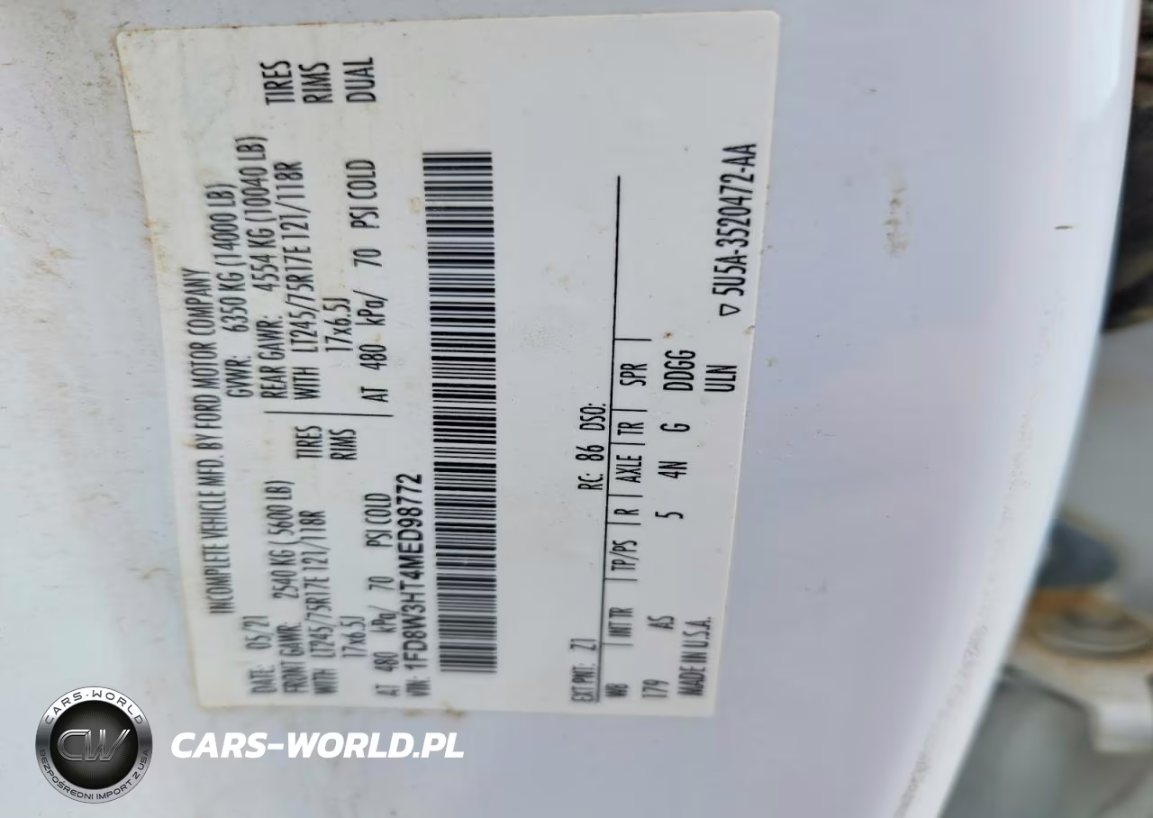 2021 Ford F350 Super Duty VIN:1FD8W3HT4MED98772 - 12