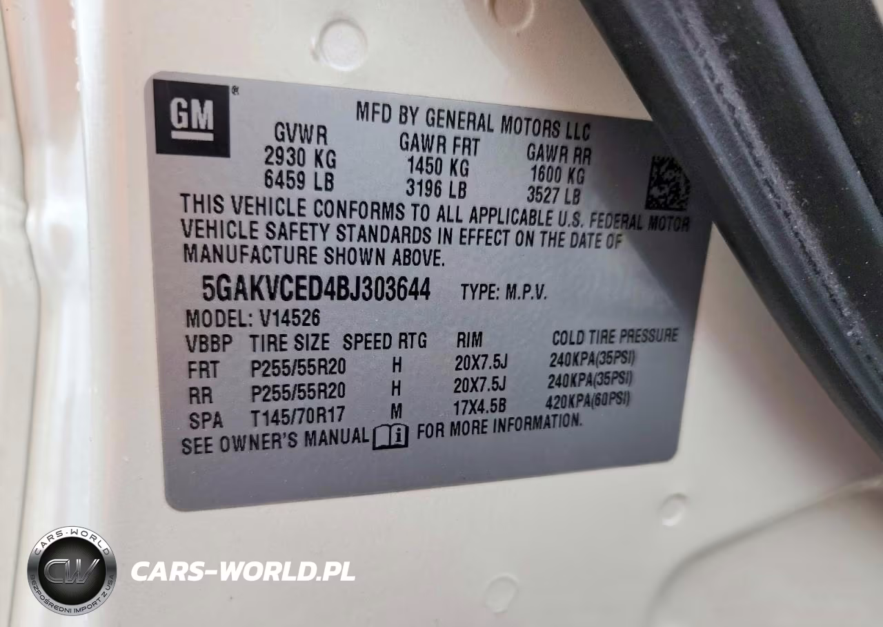 2011 Buick Enclave Cxl VIN:5GAKVCED4BJ303644 - 13