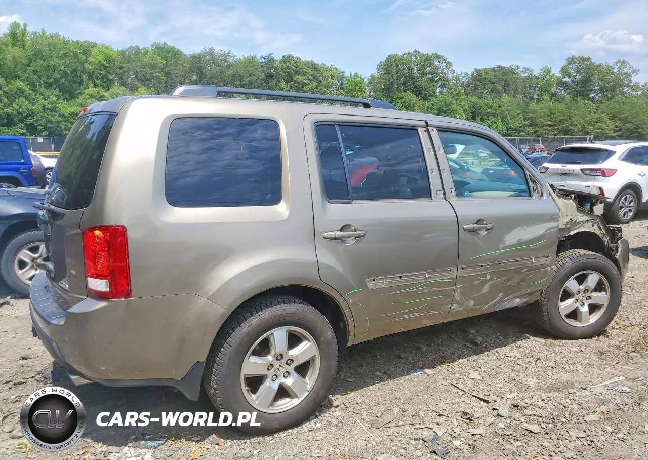 2011 Honda Pilot Exl VIN:5FNYF4H51BB056557 - 3