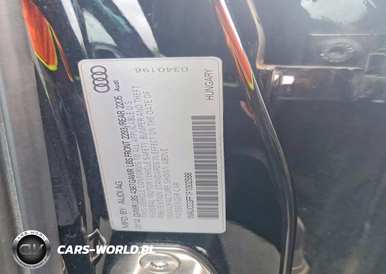 2015 Audi A3 Premium Plus VIN:WAUCCGFF1F1002588 - 12