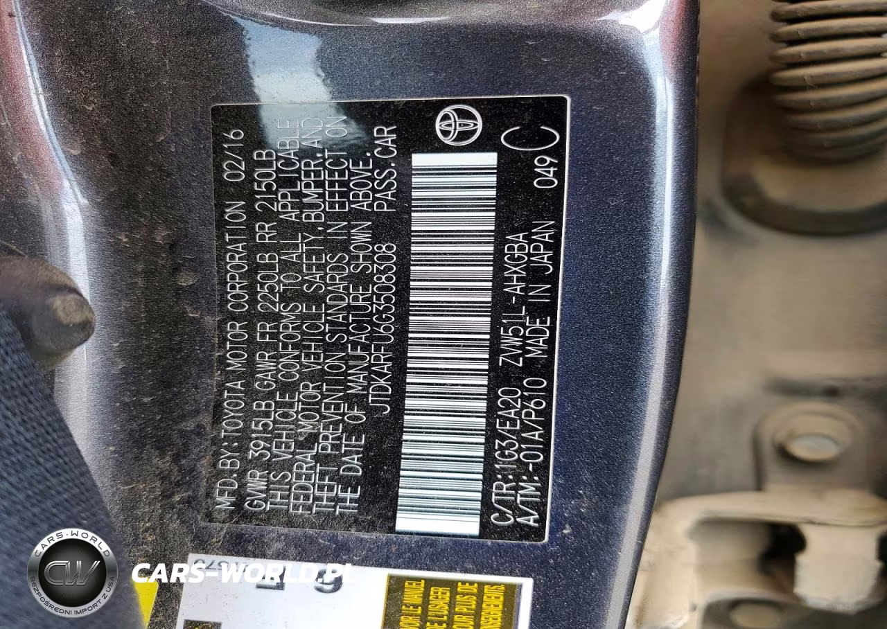 2016 Toyota Prius Four VIN:JTDKARFU6G3508308 - 13