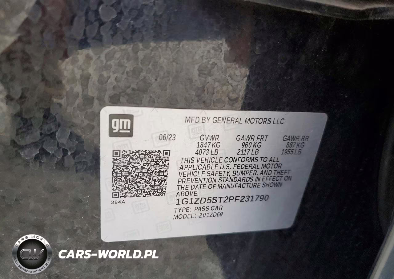 2023 Chevrolet Malibu Lt VIN:1G1ZD5ST2PF231790 - 13