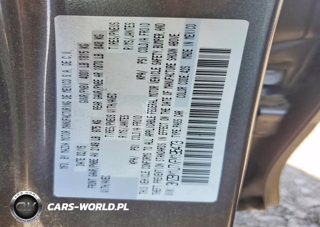 2015 Mazda 3 Sport VIN:3MZBM1U7XFM195473 - 12