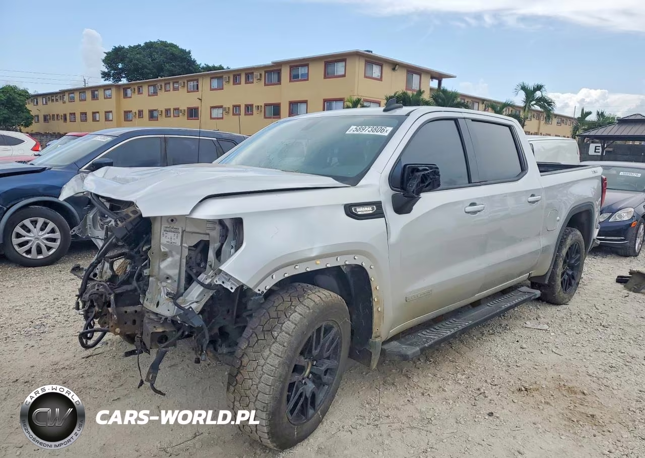 2021 GMC Sierra 1500 4Wd Short Box Elevation